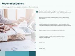 Recommendations ppt powerpoint presentation infographics graphics design