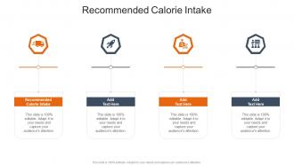 Recommended Calorie Intake In Powerpoint And Google Slides Cpb
