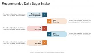 Recommended Daily Sugar Intake In Powerpoint And Google Slides Cpb