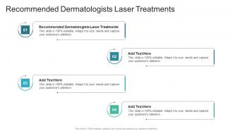 Recommended Dermatologists Laser Treatments In Powerpoint And Google Slides Cpb