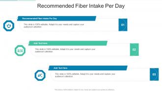 Recommended Fiber Intake Per Day In Powerpoint And Google Slides Cpb
