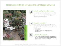 Recommended plan for lawn and landscape services powerpoint presentation gallery
