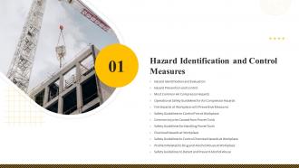 Recommended Practices For Workplace Safety Hazard Identification And Control For Table Of Contents