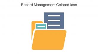 Record Management Colored Icon In Powerpoint Pptx Png And Editable Eps Format