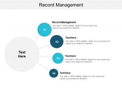 Record management ppt powerpoint presentation icon templates cpb