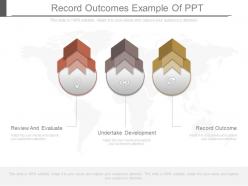 Record outcomes example of ppt