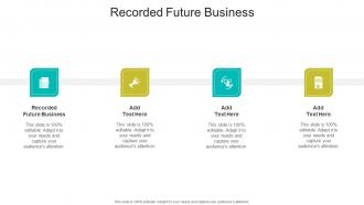 Recorded Future Business In Powerpoint And Google Slides Cpb