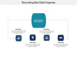Recording bad debt expense ppt powerpoint presentation file gridlines cpb