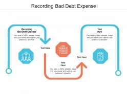 Recording bad debt expense ppt powerpoint presentation summary display cpb