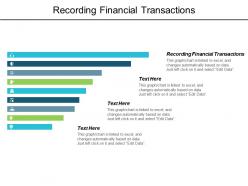 Recording financial transactions ppt powerpoint presentation layouts show cpb