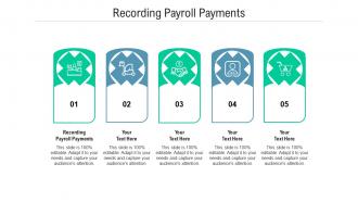 Recording payroll payments ppt powerpoint presentation inspiration brochure cpb