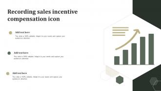 Recording Sales Incentive Compensation Icon
