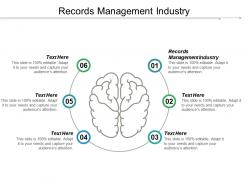 Records management industry ppt powerpoint presentation pictures cpb
