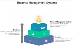 Records management systems ppt powerpoint presentation portfolio inspiration cpb