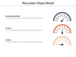 Recordset object model ppt powerpoint presentation show icon cpb