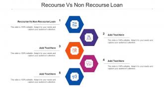 Recourse Vs Non Recourse Loan Ppt Powerpoint Presentation Pictures Cpb