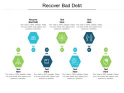 Recover bad debt ppt powerpoint presentation pictures graphics cpb