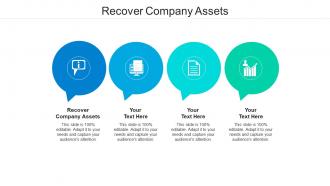 Recover company assets ppt powerpoint presentation portfolio infographic template cpb