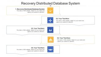 Recovery distributed database system ppt powerpoint presentation slides portrait cpb