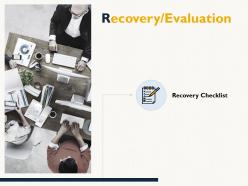 Recovery evaluation checklist marketing e83 ppt powerpoint presentation inspiration ideas