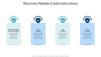 Recovery Rebate Credit Instructions In Powerpoint And Google Slides Cpb