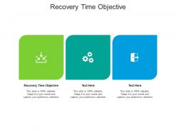 Recovery time objective ppt powerpoint presentation inspiration background cpb
