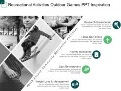 Recreational activities outdoor games ppt inspiration