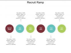 Recruit ramp ppt powerpoint presentation file portfolio cpb