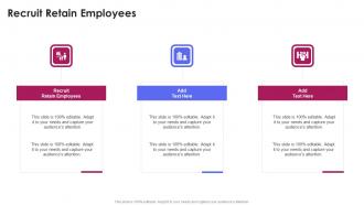 Recruit Retain Employees In Powerpoint And Google Slides Cpb