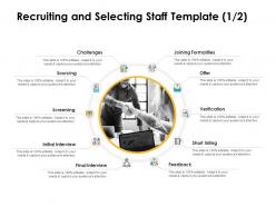 Recruiting And Selecting Staff Sourcing Ppt Powerpoint Presentation Icons