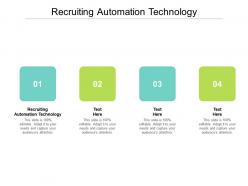 Recruiting automation technology ppt powerpoint presentation portfolio inspiration cpb
