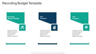 Recruiting Budget Template In Powerpoint And Google Slides Cpb