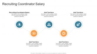 Recruiting Coordinator Salary In Powerpoint And Google Slides Cpb