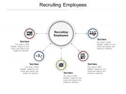 Recruiting employees ppt powerpoint presentation file layout cpb