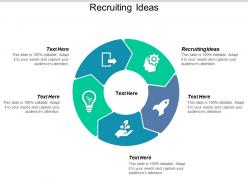 Recruiting ideas ppt powerpoint presentation icon slides cpb