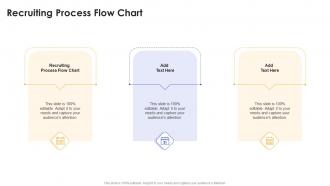Recruiting Process Flow Chart In Powerpoint And Google Slides Cpb