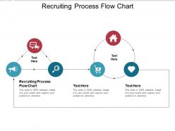 Recruiting process flow chart ppt powerpoint presentation gallery cpb