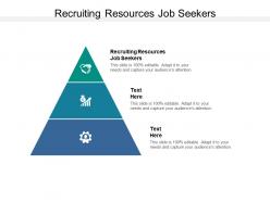 Recruiting resources job seekers ppt powerpoint presentation outline cpb