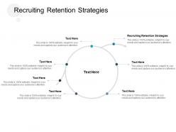 Recruiting retention strategies ppt powerpoint presentation show slide download cpb