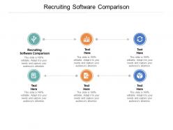 Recruiting software comparison ppt powerpoint presentation outline show cpb