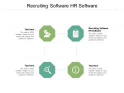 Recruiting software hr software ppt powerpoint presentation diagram graph charts cpb