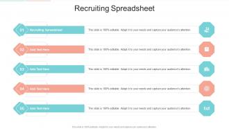 Recruiting Spreadsheet In Powerpoint And Google Slides Cpb