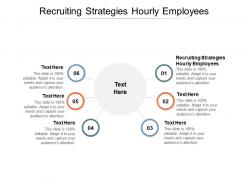 Recruiting strategies hourly employees ppt powerpoint presentation show slide download cpb