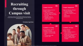 Recruiting Through Campus Visit Talent Acquisition Management Guide For Organization