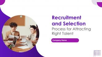 Recruitment And Selection Process For Attracting Right Talent Powerpoint Presentation Slides