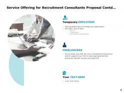 Recruitment consultants proposal powerpoint presentation slides