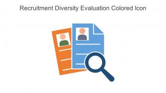 Recruitment Diversity Evaluation Colored Icon In Powerpoint Pptx Png And Editable Eps Format