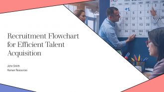 Recruitment Flowchart For Efficient Talent Acquisition PPT Structure AT