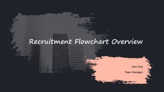 Recruitment Flowchart Overview PPT Template ACP
