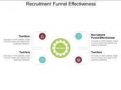 Recruitment funnel effectiveness ppt powerpoint presentation file show cpb